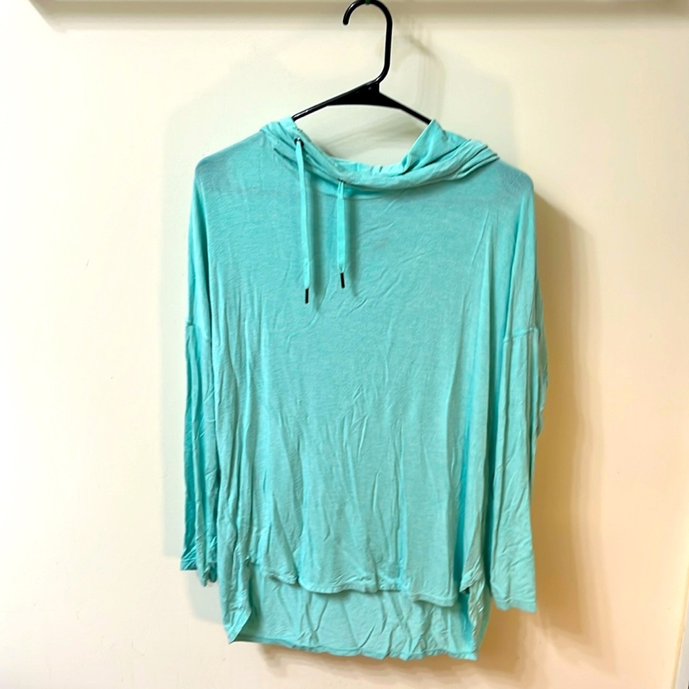 Teal T-shirt sweater